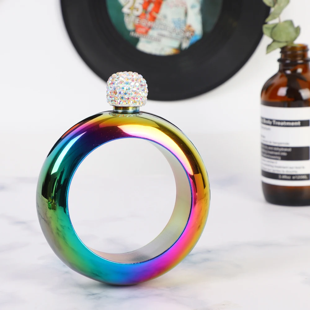 браслет фляга Спиртовая фляжка 3 5 унций из нержавеющей стали металлическая