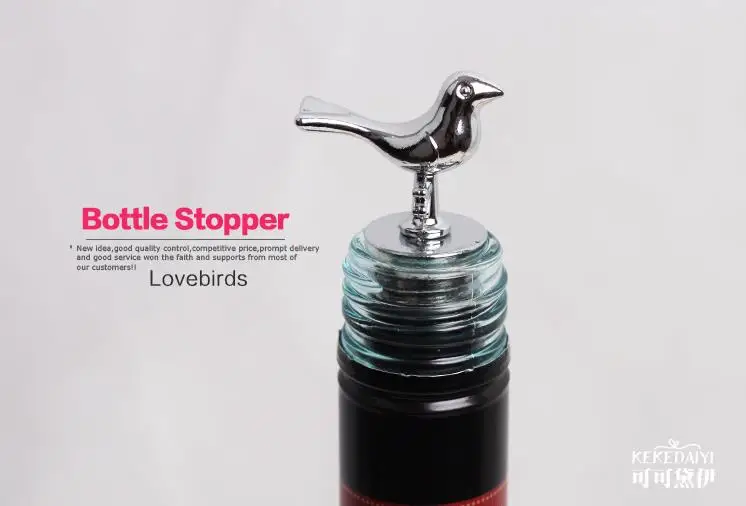 Любовь птица бутылка вина пробка в подарочной коробке Свадебная вечеринка