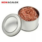 Электрический паяльник NEWACALOX для очистки наконечников стальная проволока с подставкой вспомогательные сварочные аксессуары ремонтный паяльный инструмент