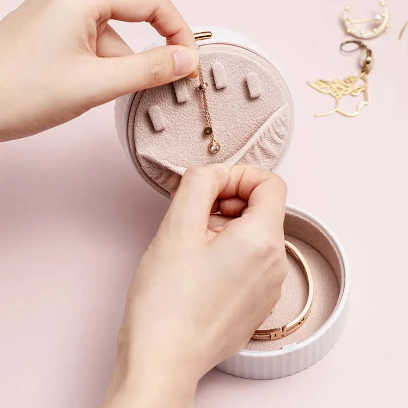 

High End Stud Earrings Rings Earrings Earrings Clip Necklaces Transparent Household Portable Jewelry Storage Box