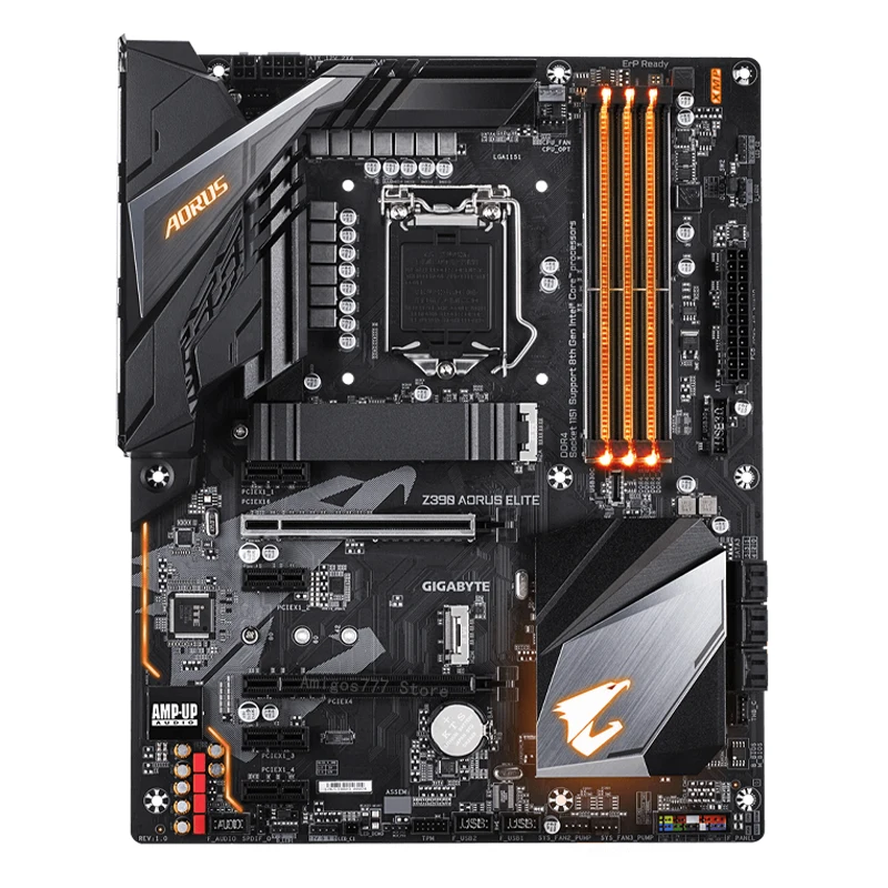 Preise LGA 1151 Gigabyte Z390 AORUS ELITE Motherboard DDR4 64GB PCI-E 3,0 M.2 SSD I9 I7 I5 I3 Desktop Z390 Placa-Mãe 1151 Gaming ATX