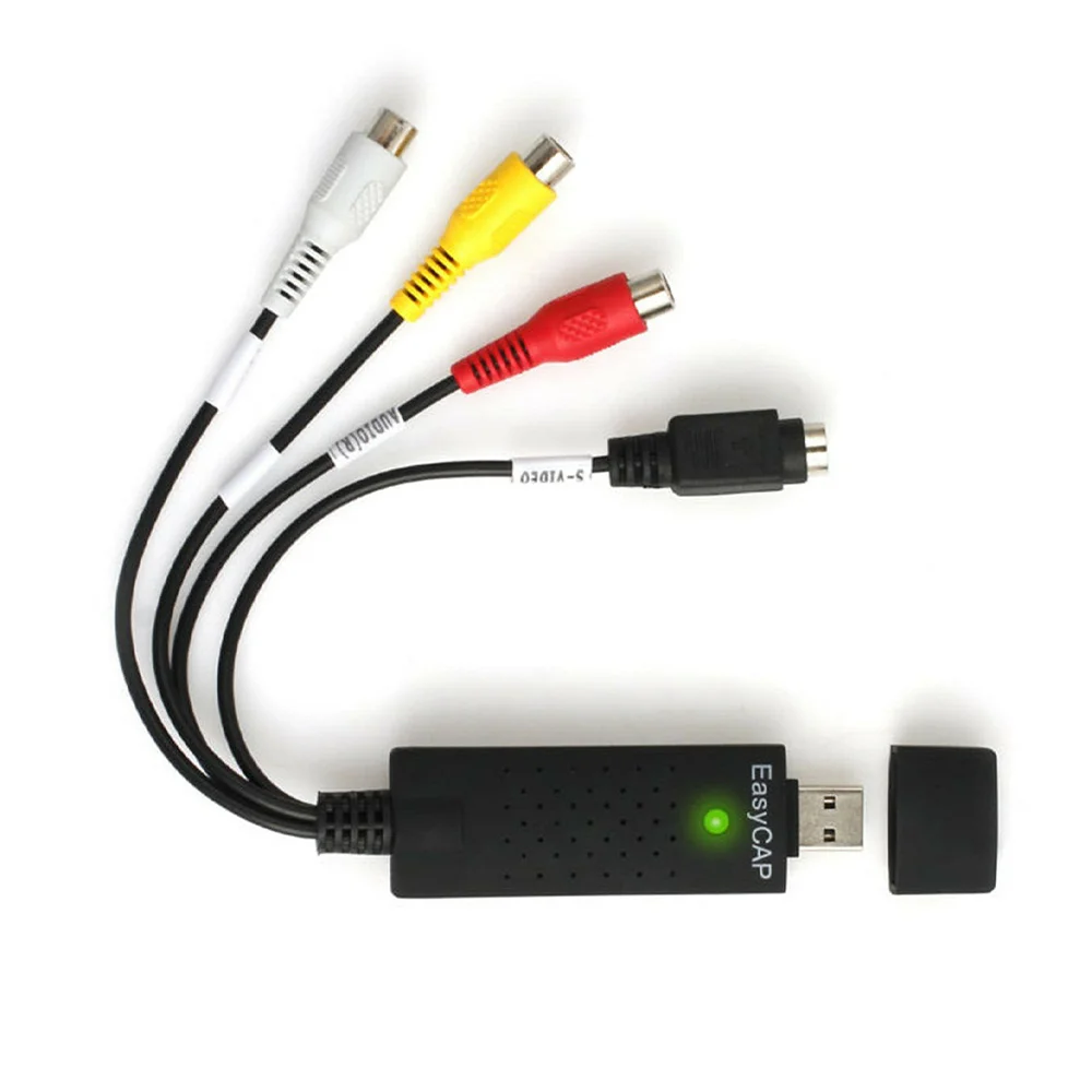 USB 2 0 конвертер VHS в DVD Конвертация аналогового видео цифровой формат аудио запись