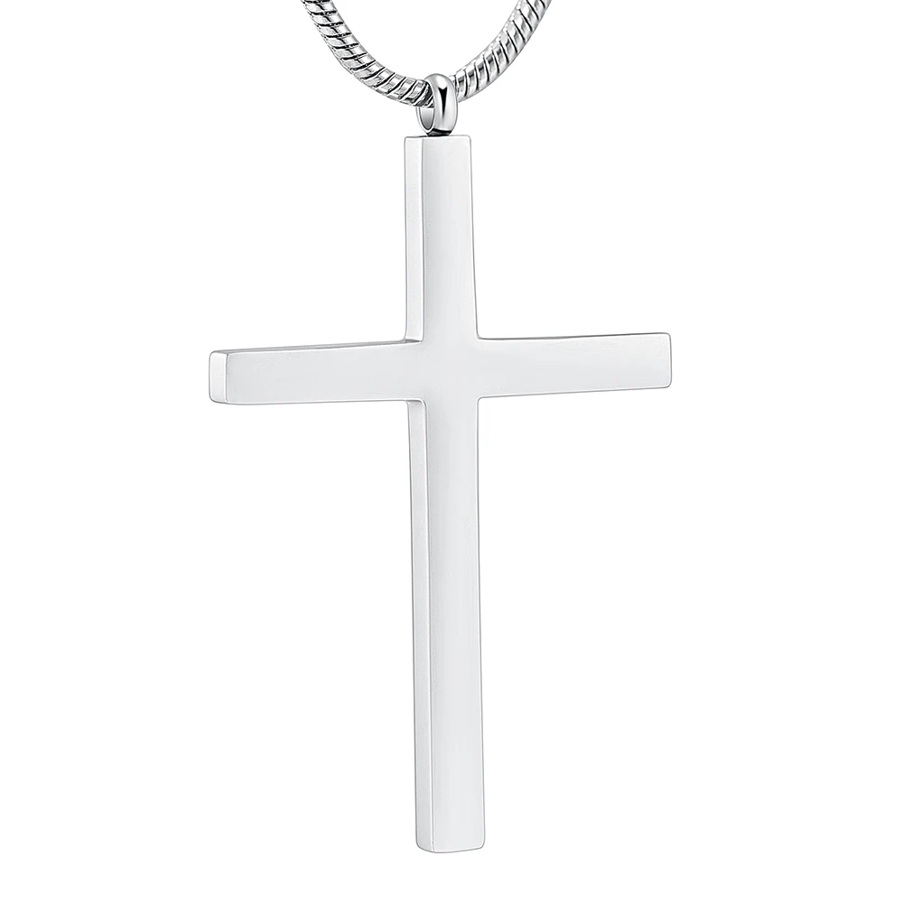 

IJD11128 нержавеющая сталь Кремация пустая форма Креста Подвеска-сувенир для пепла урна Мемориал сувенир ожерелье ювелирные изделия