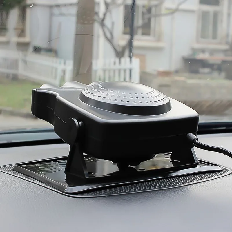 12V 150W 2 In 1 Car Heater Heating Fan 3 Air Outlet Windscreen Window Demister Defroster Winter Auto Fans With Cigarette Lighter |