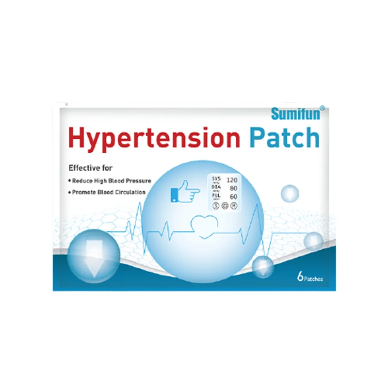

Sumifun, 6 цветов, пластырь против гипертонии, для контроля высокого кровяного давления, для снижения уровня сахара в кровяных сосудах, травяной...