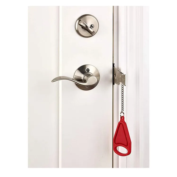 Портативный дверной замок ограничитель стопор из нержавеющей стали 304 скрытые