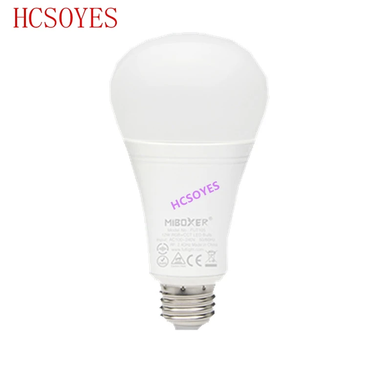 MIBOXER FUT105 E27 12 Вт RGB + CCT светодиодный лампы 110V 220V Беспроводной 2 4 г накаливания с