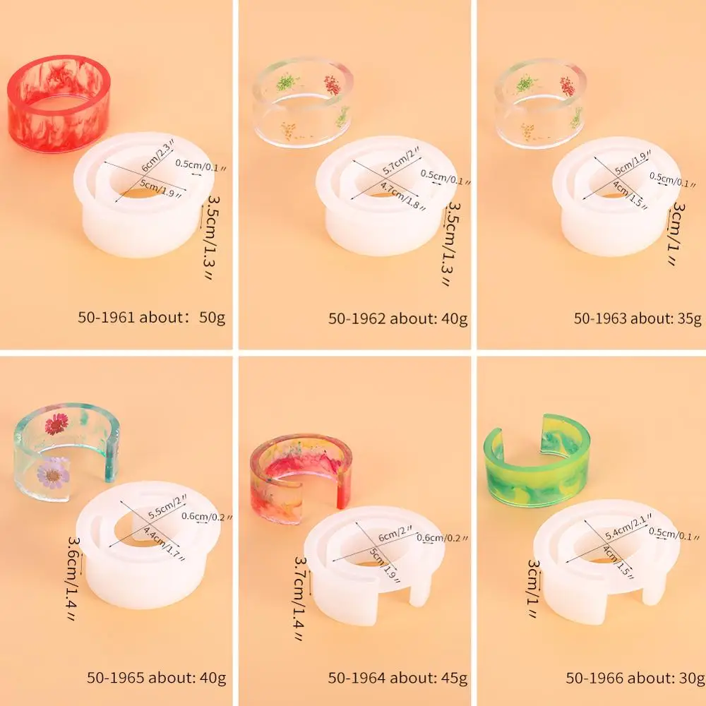 Силиконовая форма для браслета большая полуоткрывающаяся рукоделия сделай сам