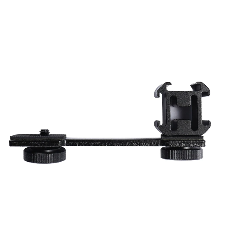 

Professional Aluminum Alloy Hot Shoe Holder 1/4" Screw Tripod Bracket Stand G32B