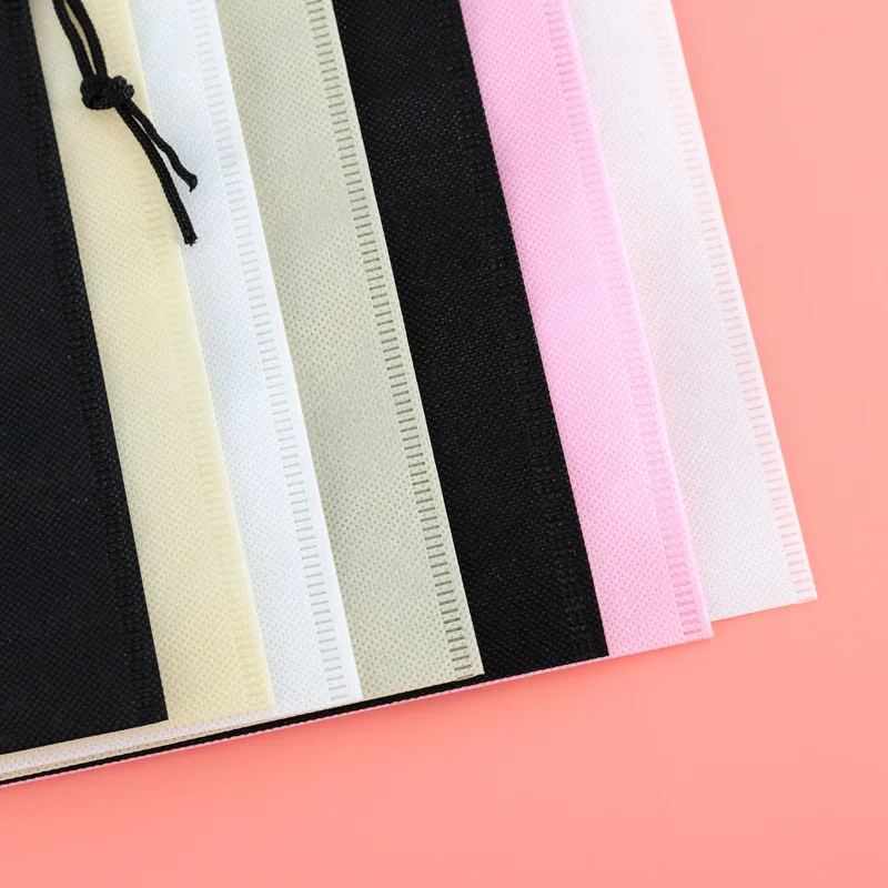 PACGOTH модные однотонные дорожные рюкзаки на шнурке из нетканого материала