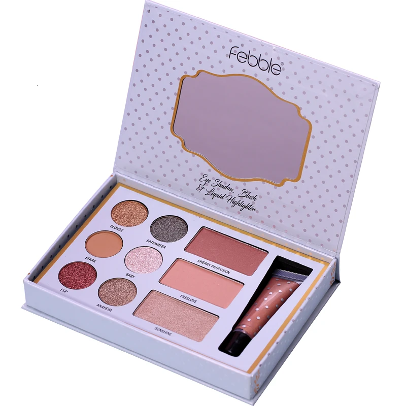 Рекомендуем Dee Call On Febble тени для век палитра цветов румяна высокий светильник