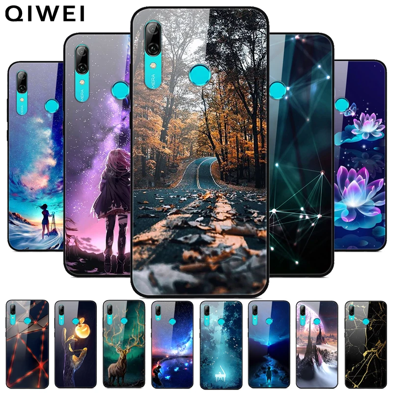 Чехол для Huawei Honor 9X STK LX1 Global жесткая задняя крышка из закаленного стекла Premium 9 X