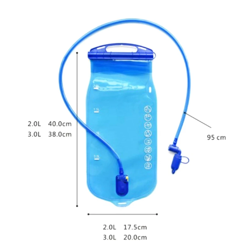 

2L Water Reservoir Water Bladder Hydration Pack Storage Bag- Running Hydration Vest Backpack
