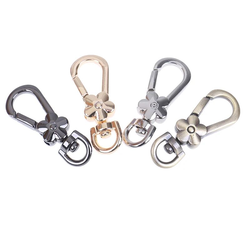 Metal Clasps Swivel Trigger Clips Snap Hooks Handbags Handle Flower Lobster Bag Key Rings Keychains Accessories | Багаж и сумки