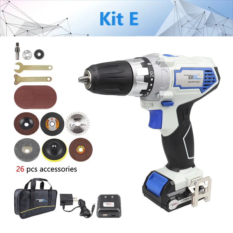 NEWONE и KEINSO электрический ключ, дюймовый стандарт Батарея 12V 2000 мАч быстрой зарядки литий-ионный аккумулятор Батарея для детей возрастом от 12V угловая шлифовальная машина