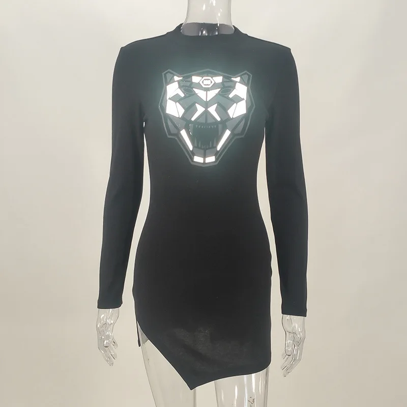 Посылка платье с длинным рукавом и круглым вырезом | Женская одежда