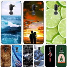 For Alcatel 3X 5058[IY] 2018 5.7 inch Phone Cases Back Cover Protective Cute Fundas Luxury Coque Bag