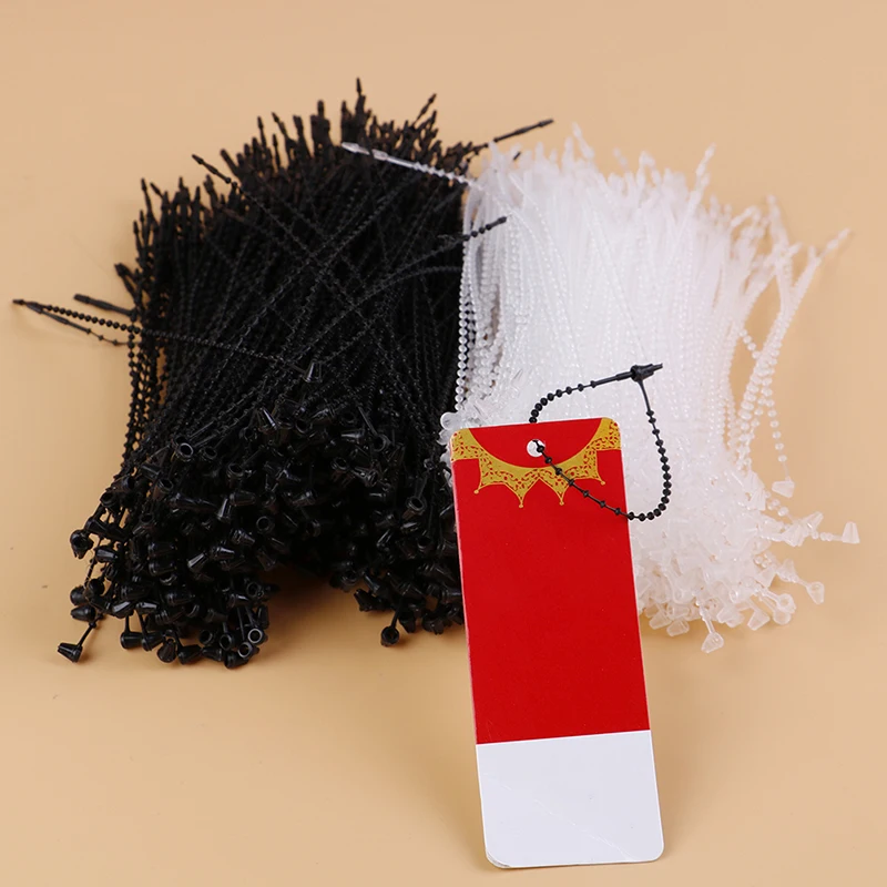 New 1000Pcs Lock Pin Security Loop Plastic Commodity Clothes Price Label Tagging |