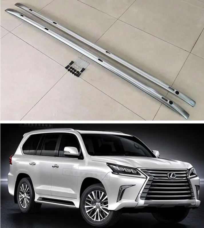 Алюминиевый сплав винтовая установка багажник на крышу багаж для LEXUS LX570 2016 2017 2018
