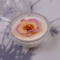 1pcs 5cm 3d flower soap mold butterfly fondant cake silicone candle mold chocolate cake decoration diy cake baking tool