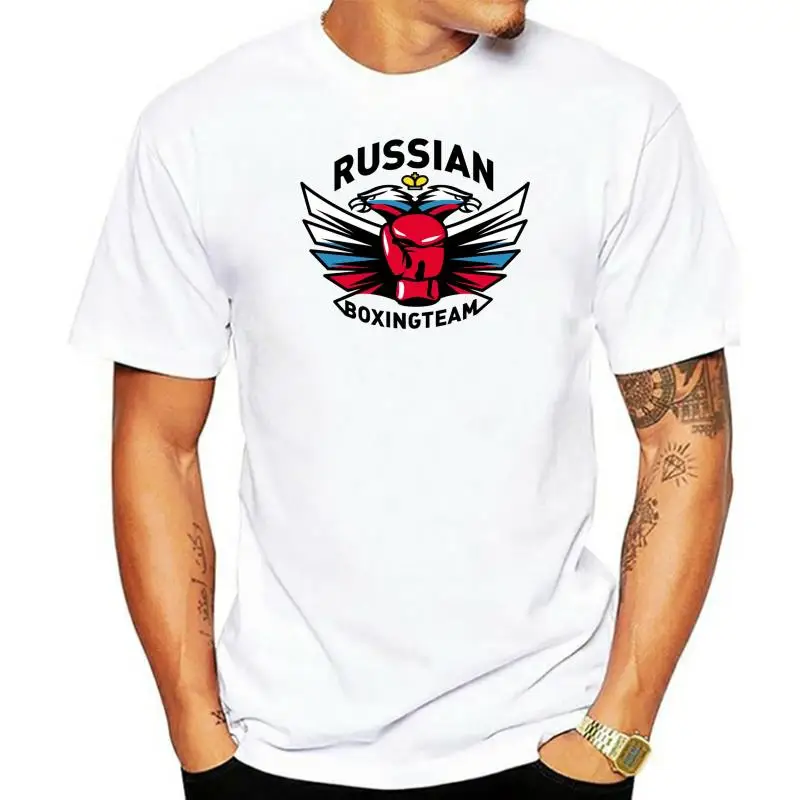 

Футболка с изображением русской боксерской команды, Размеры S Xxxl, Wbc Wba Sport