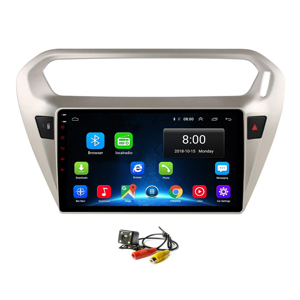 Android 8 1 Автомобильный GPS Navi для Peugeot 301 Citroen Elysee 2014 + головное устройство плеер