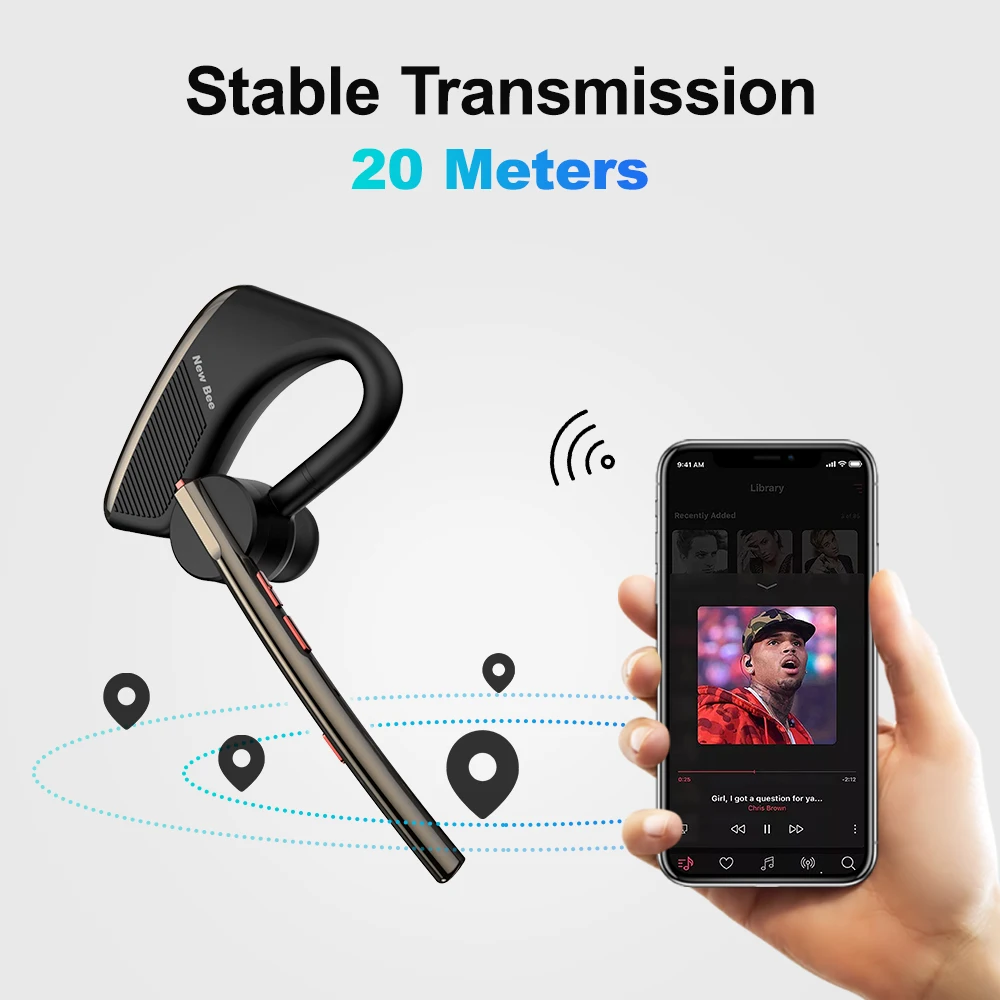 Новинка Bee M50 наушники Bluetooth 5 2 беспроводные с двойным микрофоном CVC8.0