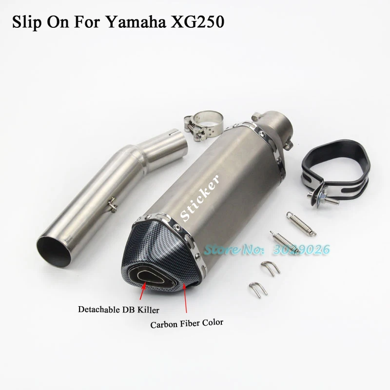 XG250 слипоны для Yamaha Tricker XG 250 мотоциклетный модифицированный глушитель выхлопных
