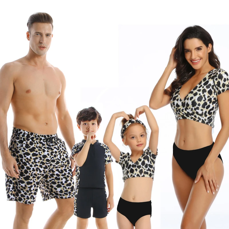 Женский купальный костюм Maillot De бикини Bain из двух предметов для мамы дочки