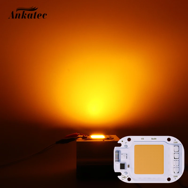 

Светодиодный чип Ankatec Smart IC COB 50 Вт, красный, зеленый, синий, желтый