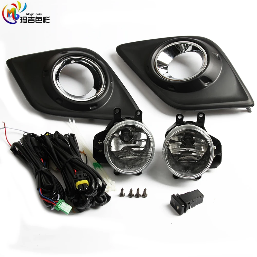 Волшебная ColorM Противотуманные фары Дневные Фары Светильник Авто хромированной
