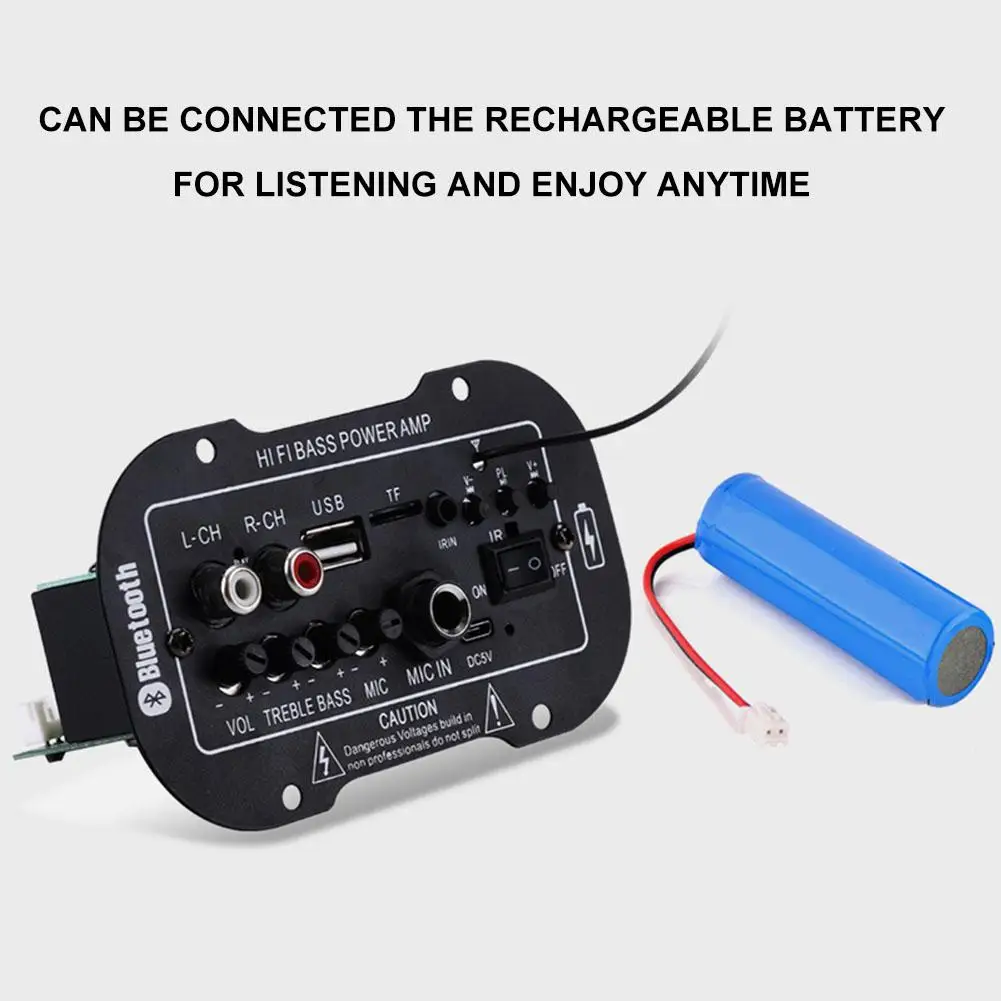 Плата цифрового усилителя мощности для автомобиля перезаряжаемая 5 В YS 08 BT с