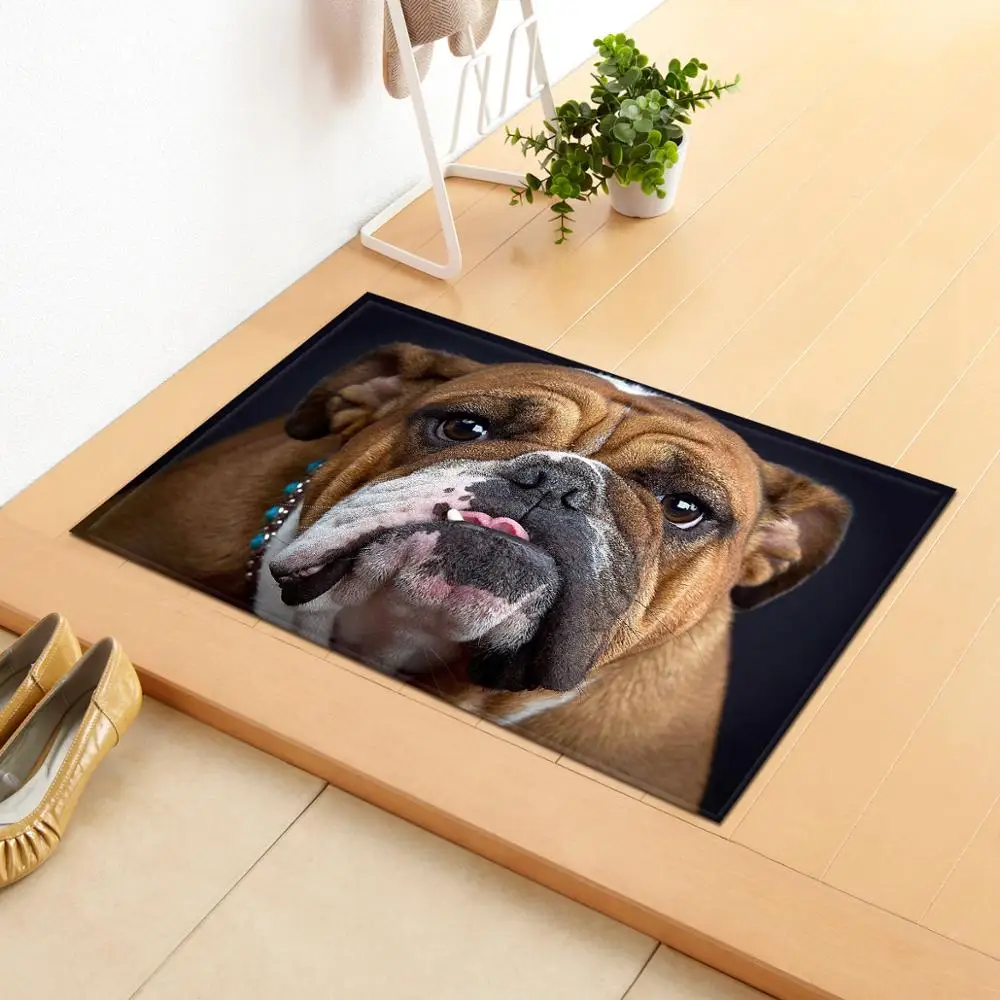 3D коврик для мопса входной двери ванной Нескользящий Впитывающий Коврик кухни