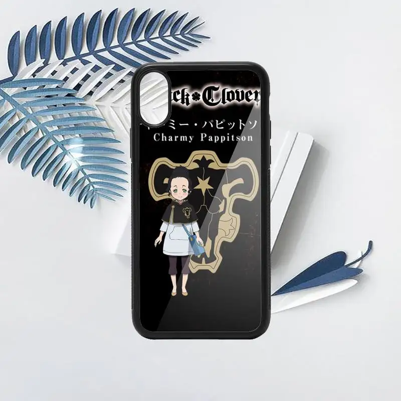 

Black Clover Phone Case TPU For iPhone X XR XS 11 12 mini Pro MAX 6 6S 7 8 Plus SE 2020