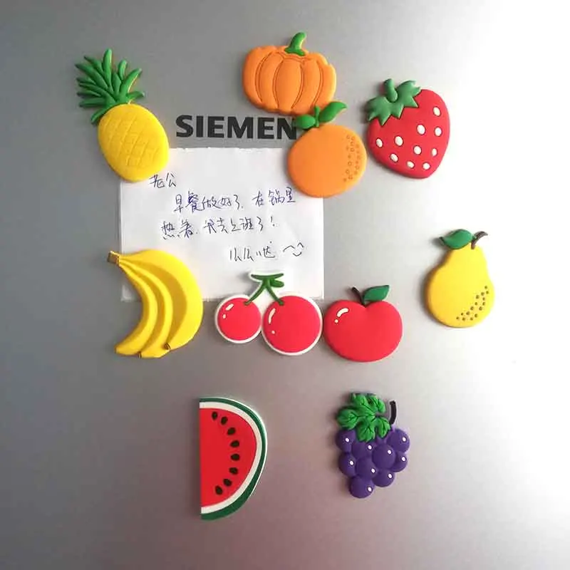 10 шт. магнитные наклейки в виде фруктов|Магниты на холодильник| |