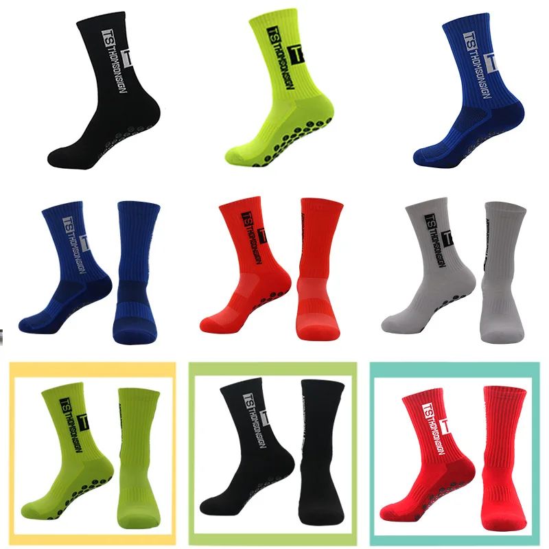 

New Football Socks Anti Slip Soccer Socks Men Sports Socks Mens Good Quality Socks Outdoor Exercise Running Cycling Riding Socks