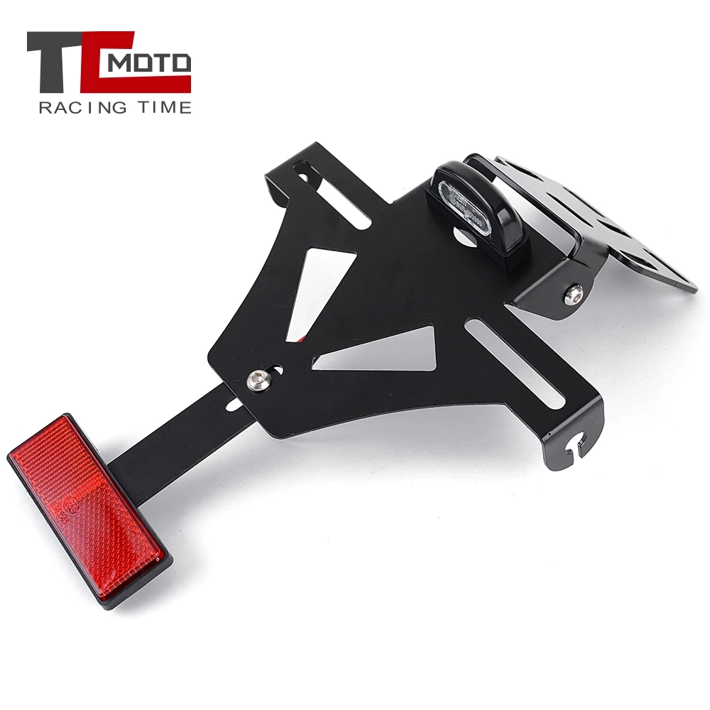 Задний номерной знак задняя рамка держатель кронштейн со светодиодной