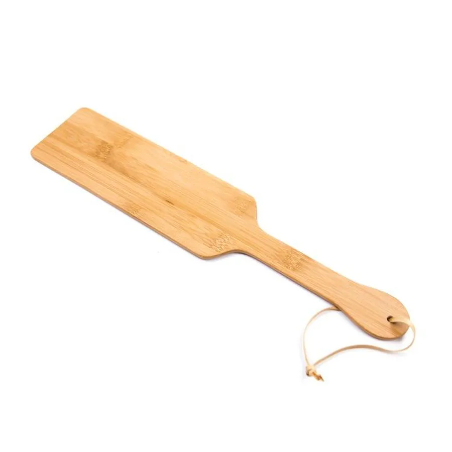 Fertish Square Bamboo Spanking Paddle Solid Heart Paddles for Intense Taps Slaps and Whacks Exotic Sexy Costumes |