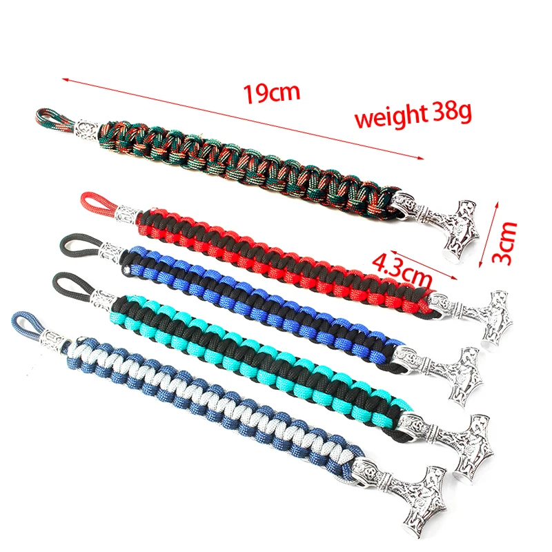 Новый аниме Браслет викингов очаровательный простой ручной вязки веревочная