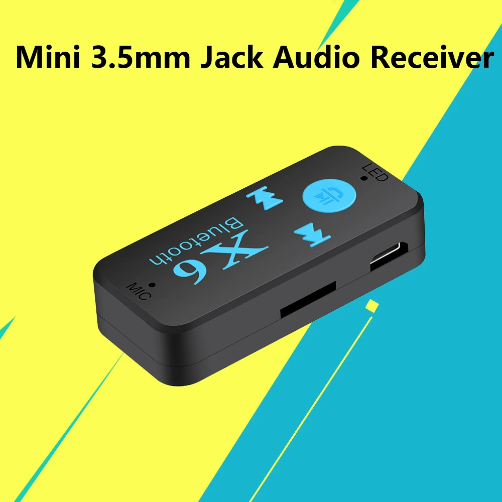 Адаптер беспроводной USB приемник Bluetooth автомобильный комплект 3 5 мм разъем AUX TF