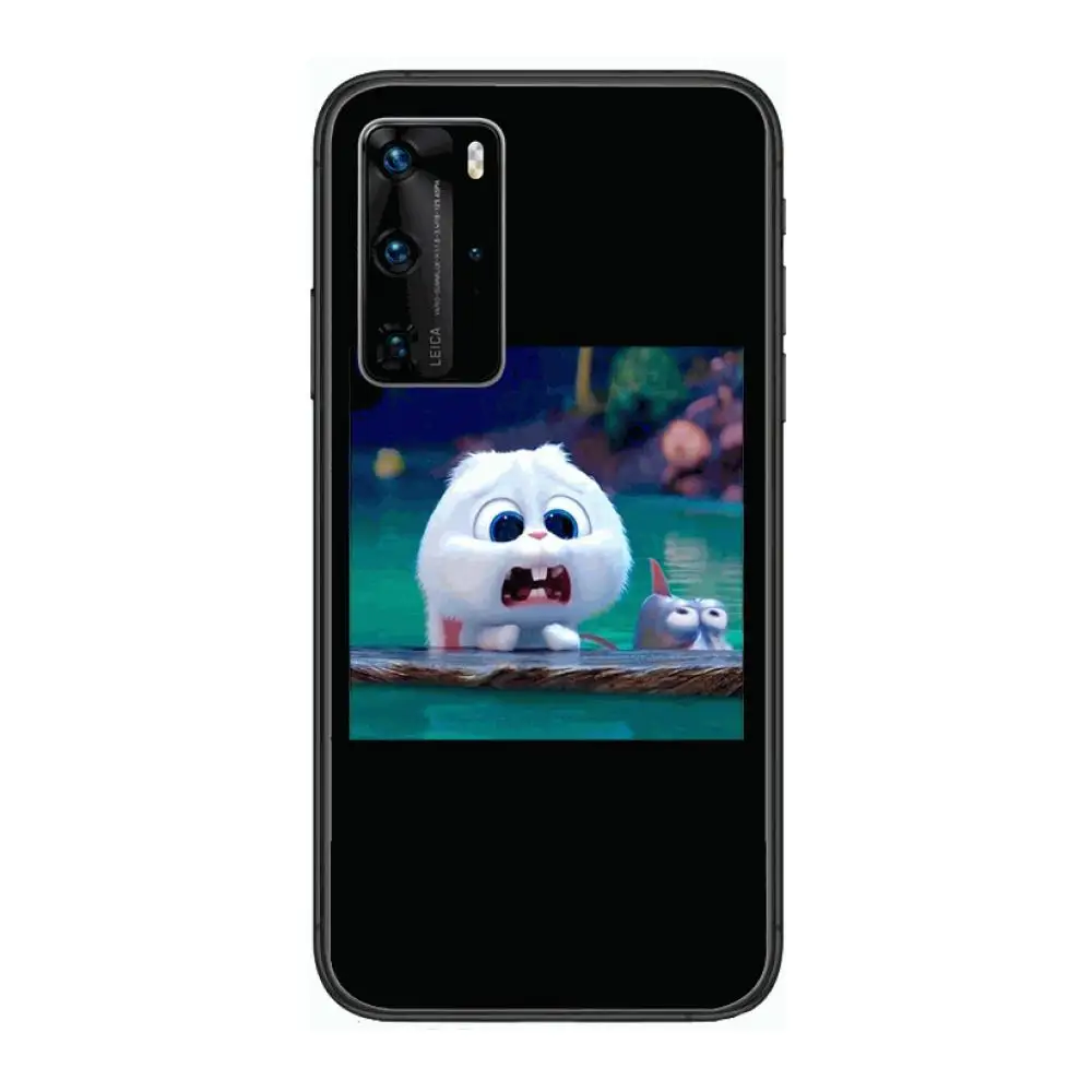 

Secret Life Of A Pet Phone Case For Huawei P 40 30 20 10 9 8 Lite E Pro Plus Black Etui Coque Painting Hoesjes comic fashion