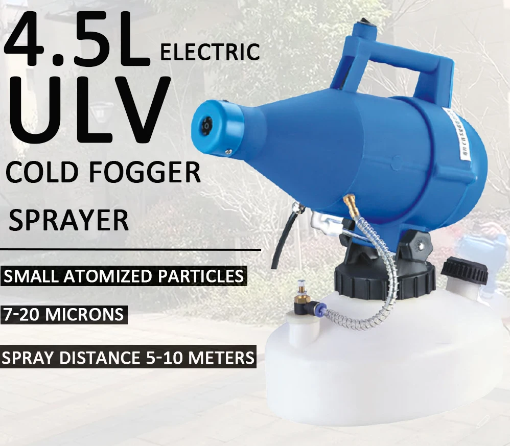 Portable Electric Sprayer Thermal Fogger Machine Disinfection Atomizer Pump Plastic Suitable for Farm Hotel School Courtyard | Дом и сад