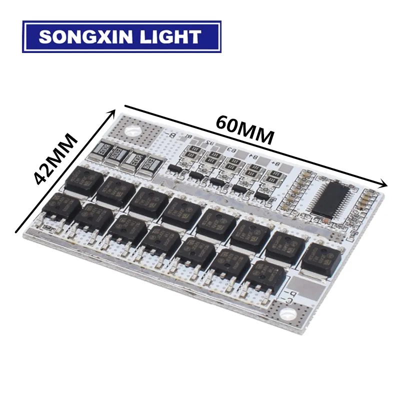 21V 100A 5S BMS Li Ion LMO Ternary литиевая батарея Защитная печатная плата|Интегральные схемы|