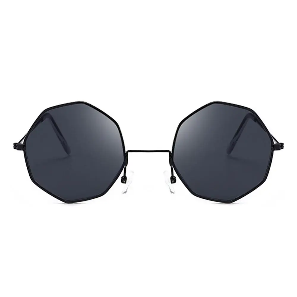 Очки солнцезащитные женские в металлической оправе небольшие модные брендовые