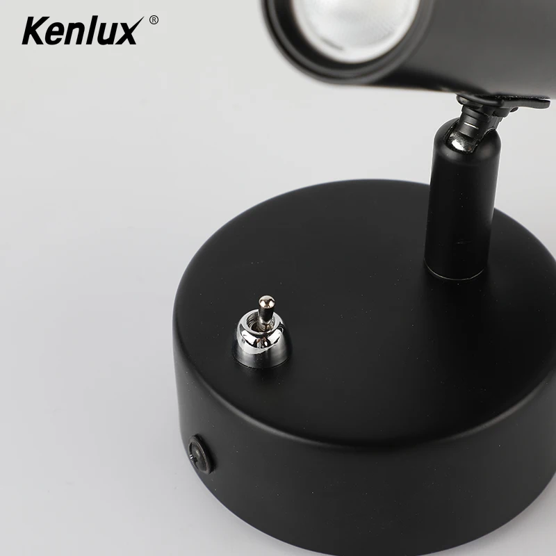 Светодиодный настенный светильник Kenlux с выключателем комнатное освещение для