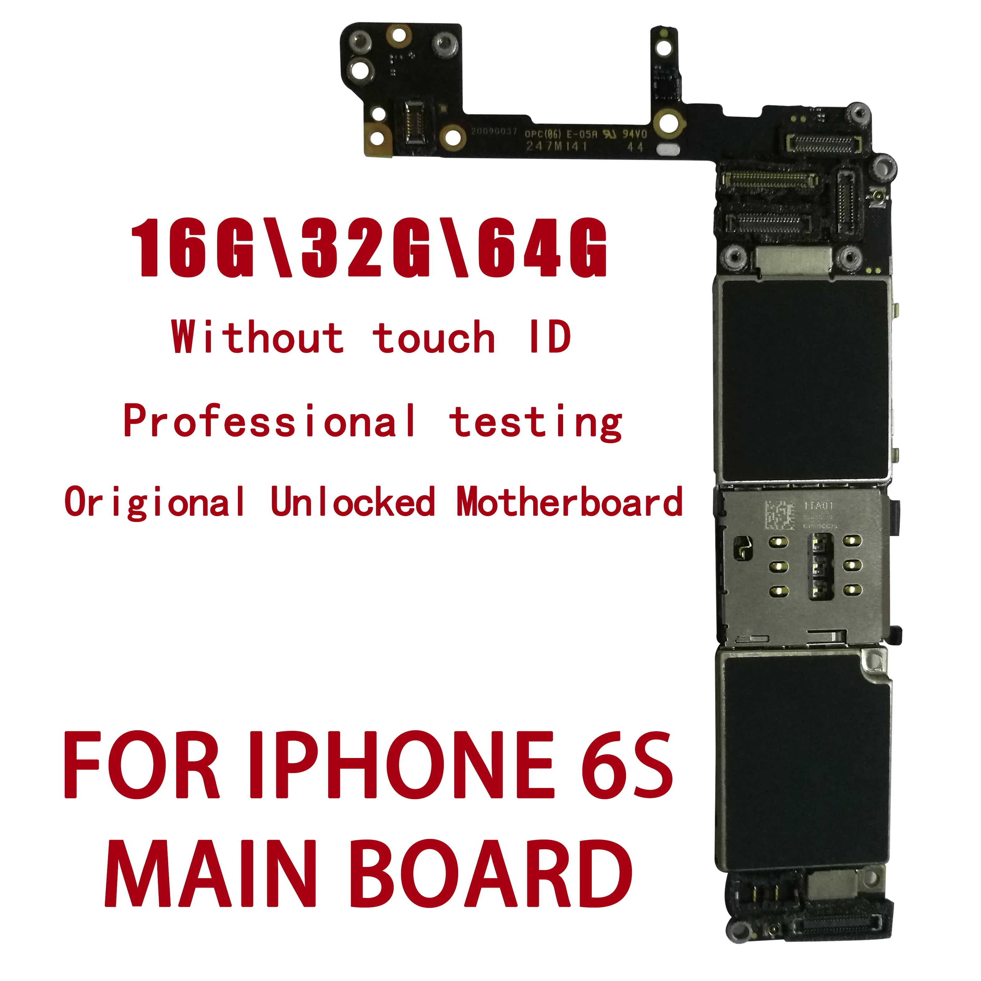 Полная разблокированная материнская плата для iPhone 6S 6 S с/без сенсорного ID