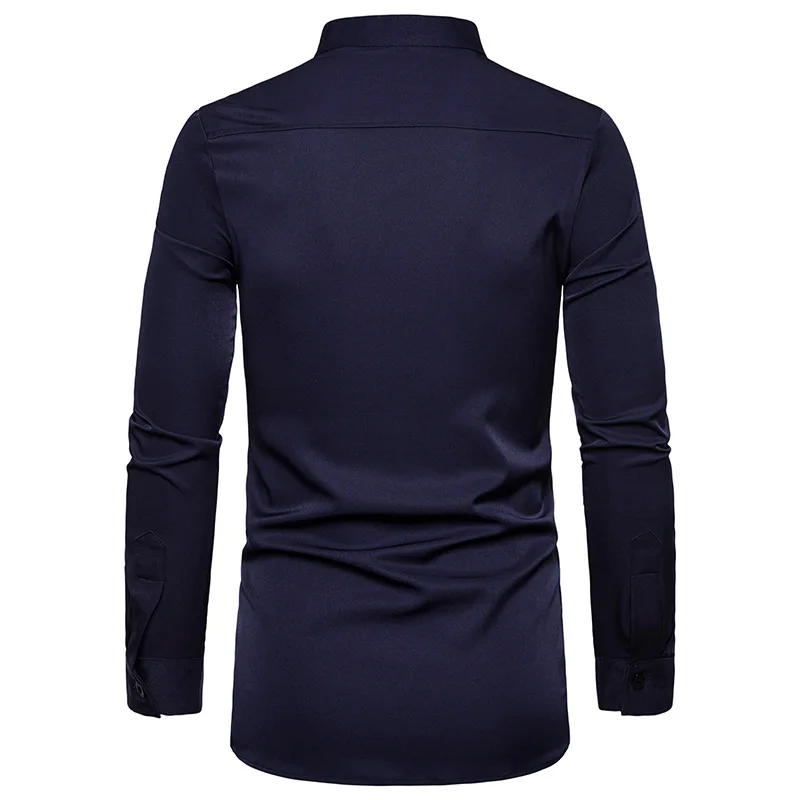 Повседневная рубашка мужская одежда Рубашки Африканский стиль chemise homme модные camisa masculina Фитнес рубашка с принтом