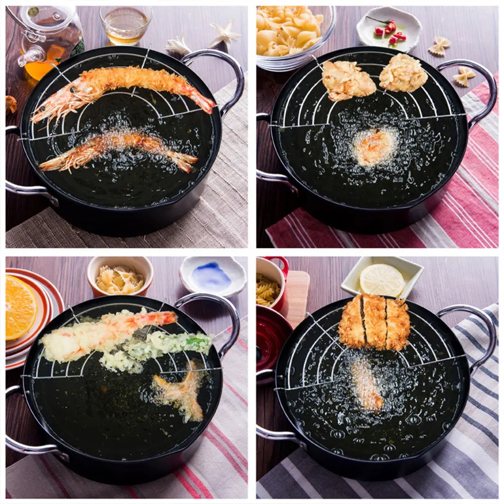 Кухня Pro фритюрница Бытовая плита для готовки горшки жареные пищевого масла