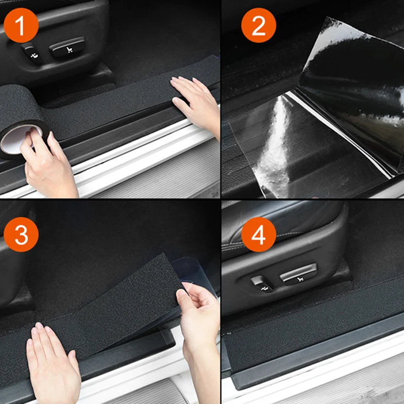 

Car Styling PEVA Rubber Non-slip Tape Stickers Car Door Anti-collision Strip Door Edge Protector Sticker Automobiles Accessories