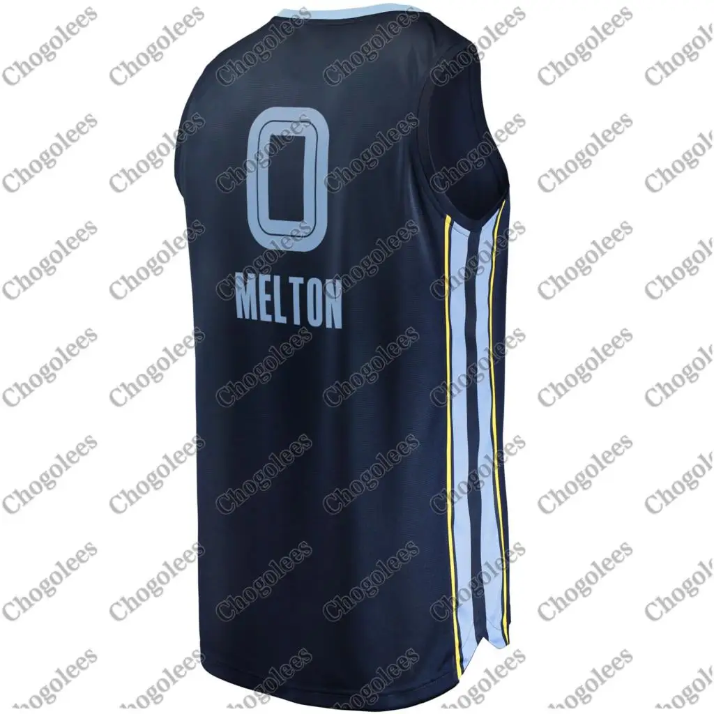 

Men Basketball Jersey De'Anthony Melton Memphis Branded Fast Break Jersey Navy Icon Edition